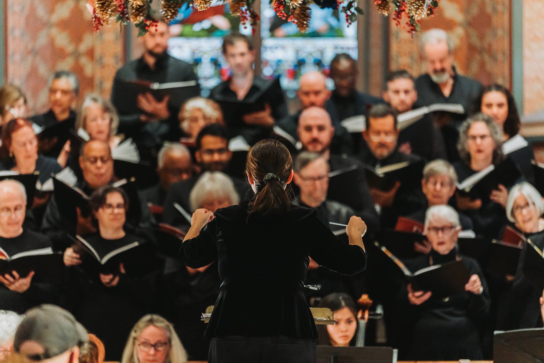 RCS in concert, Mun-Tzung conducting