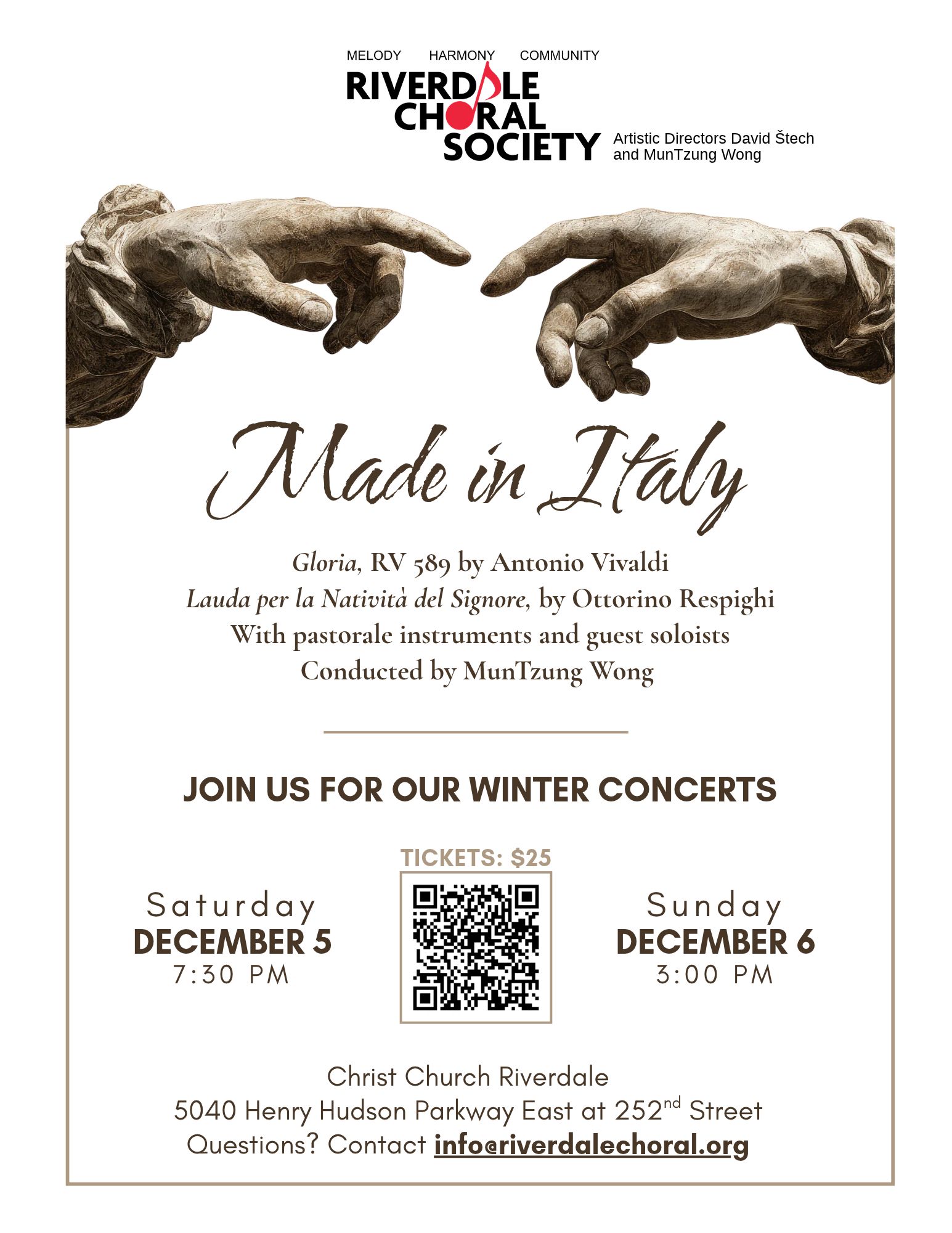 RCS Fall 26 Concert Flyer Fall 2026 concert flyer